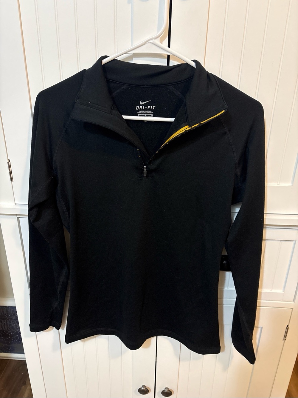 Y2K Runner Nike Dri-FIT Livestrong Black Quarter Zip Athletic Pullover Size M